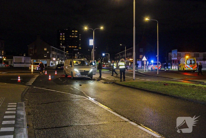 Forse schade na botsing tussen voertuigen