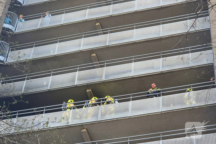 Flatbewoners geavacueerd bij brand in flatwoning