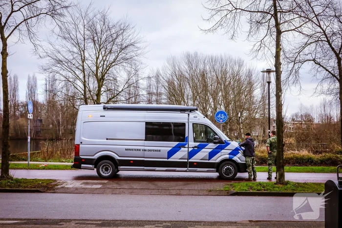 Groot gebied afgezet na vondst explosief