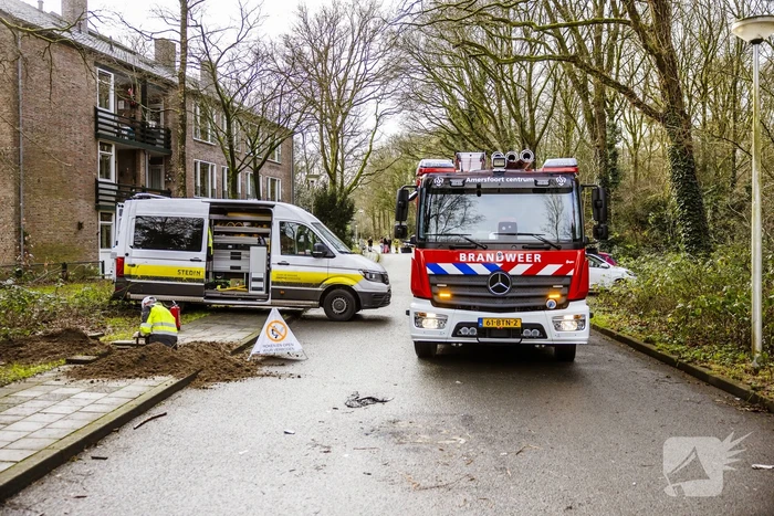 Portiekflat ontruimd door gaslekkage