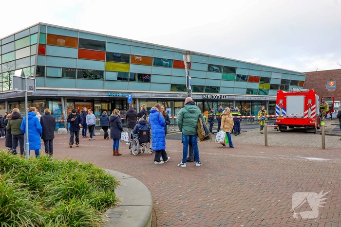 Supermarkt Albert Heijn ontruimd