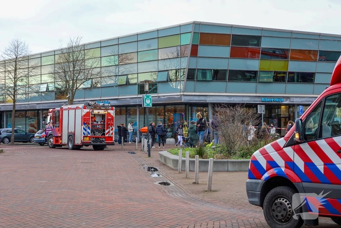 Supermarkt Albert Heijn ontruimd