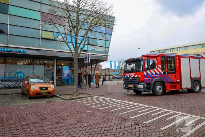 Supermarkt Albert Heijn ontruimd