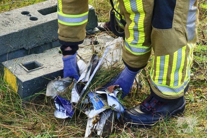 Brand in bosschage snel onder controle