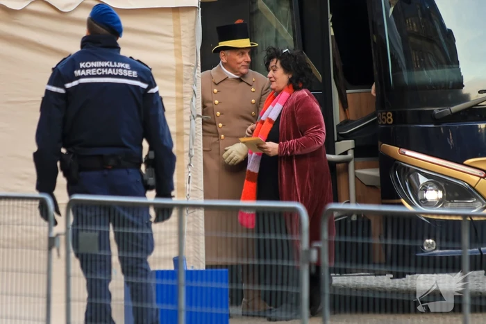 Nieuwjaarsreceptie van Koning en Koningin in paleis