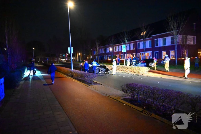 Forse schade bij frontale botsing