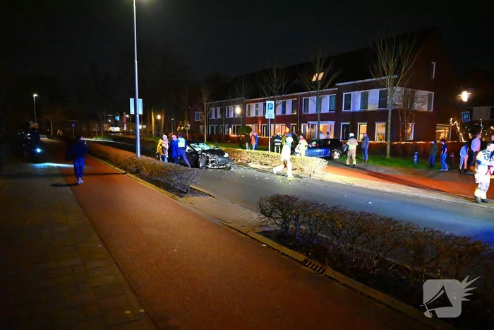 Forse schade bij frontale botsing