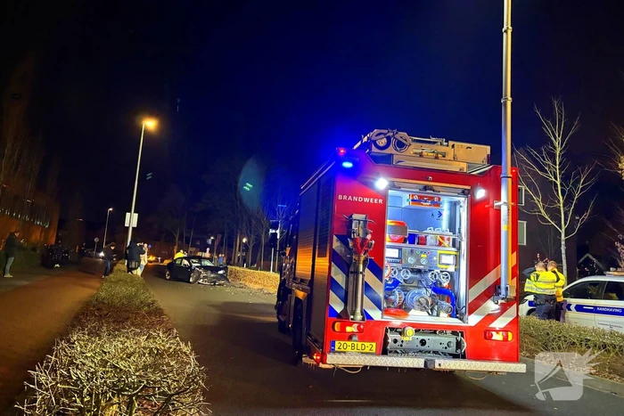 Forse schade bij frontale botsing