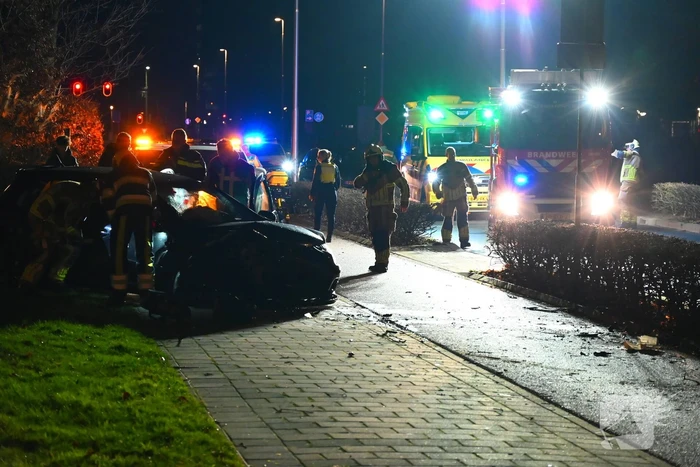 Forse schade bij frontale botsing