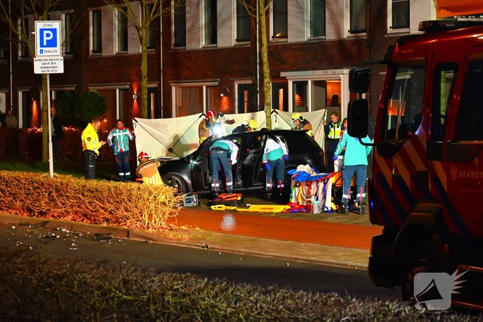 Forse schade bij frontale botsing