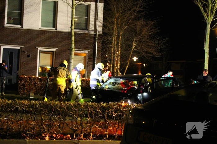 Forse schade bij frontale botsing