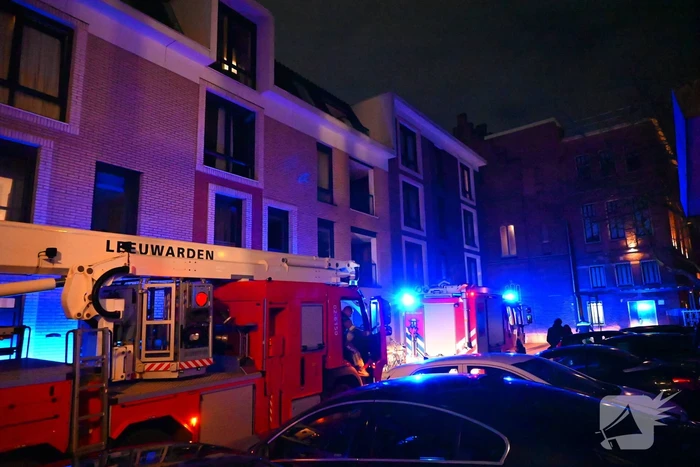 Fikse rookontwikkeling bij brand in flat