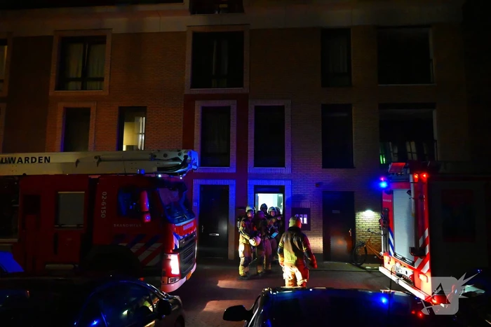 Fikse rookontwikkeling bij brand in flat