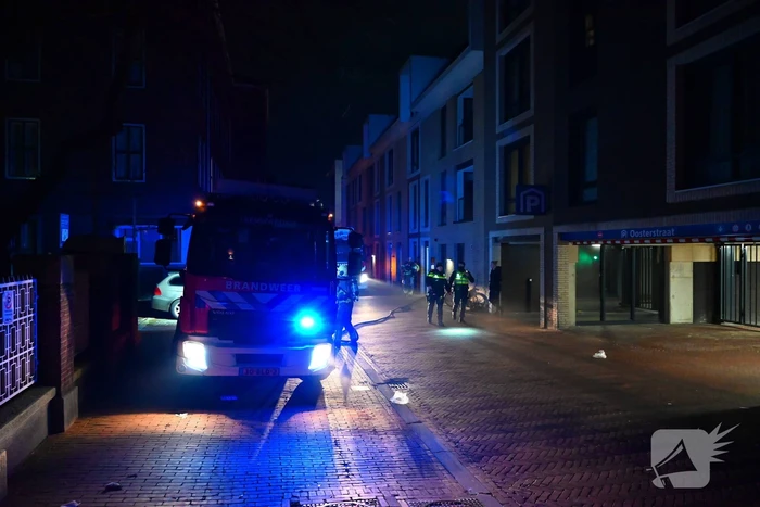 Fikse rookontwikkeling bij brand in flat