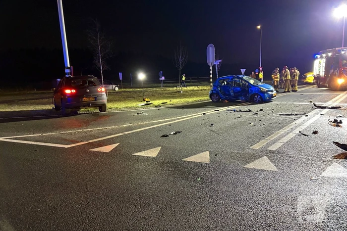 Meerdere gewonden bij flinke aanrijding