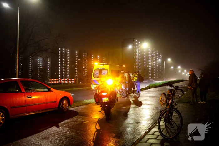 Scooterrijder komt ten val bij aanrijding