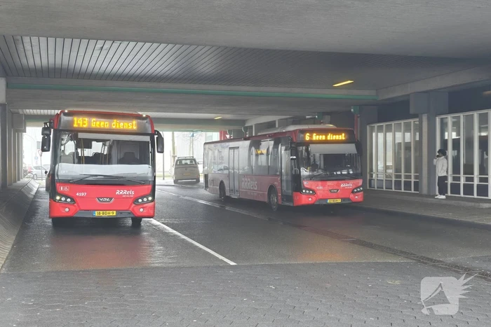 Geen bussen door storing in laadsysteem