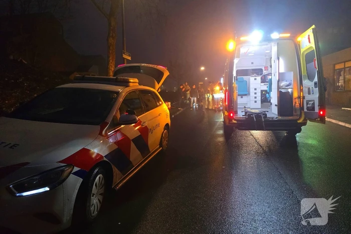 Kindje vast met voet tussen spaken
