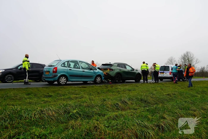 Drie voertuigen betrokken bij ongeval