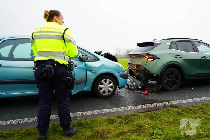 Drie voertuigen betrokken bij ongeval