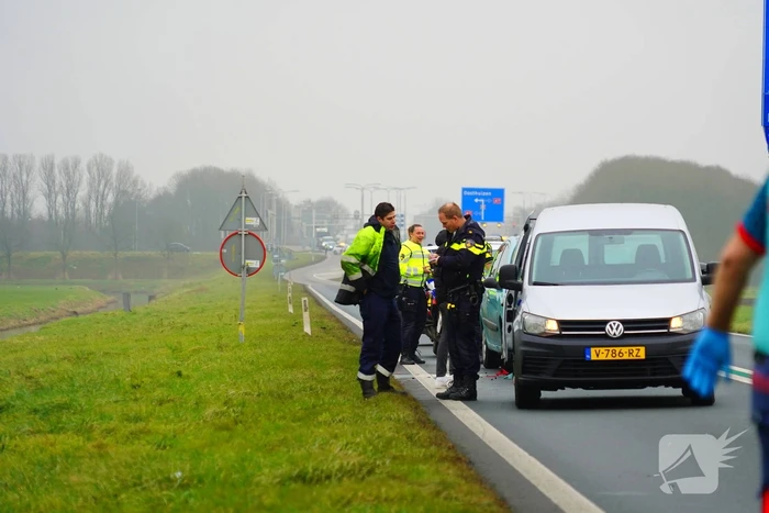 Drie voertuigen betrokken bij ongeval