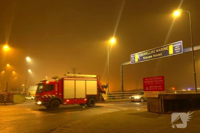 Persoon overleden na te water raking op Marineterrein