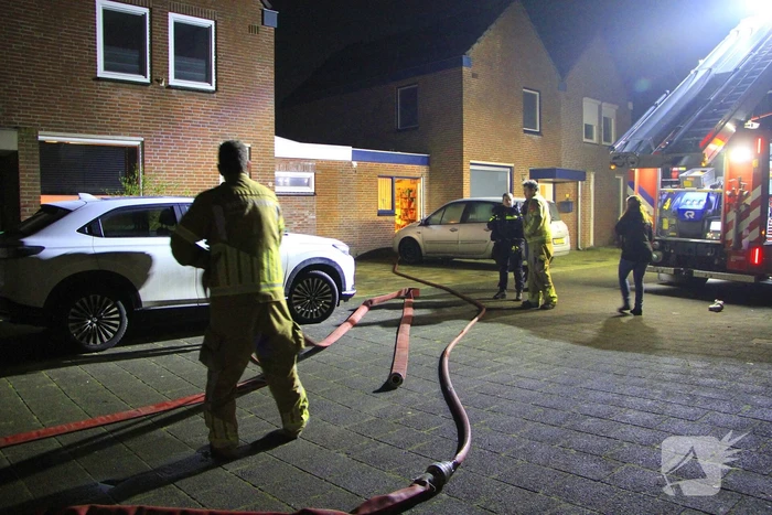 Kelder vol water door gesprongen waterleiding
