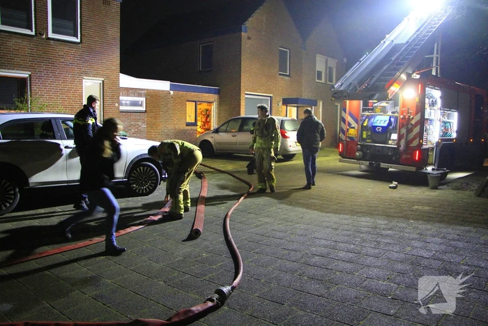 Kelder vol water door gesprongen waterleiding