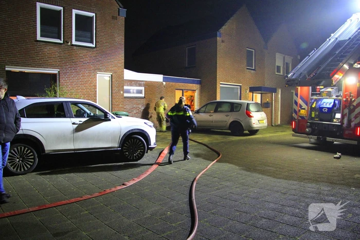 Kelder vol water door gesprongen waterleiding