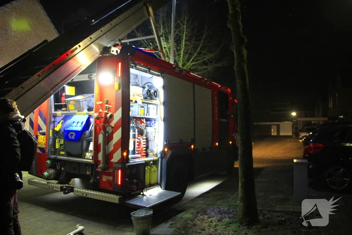 Kelder vol water door gesprongen waterleiding