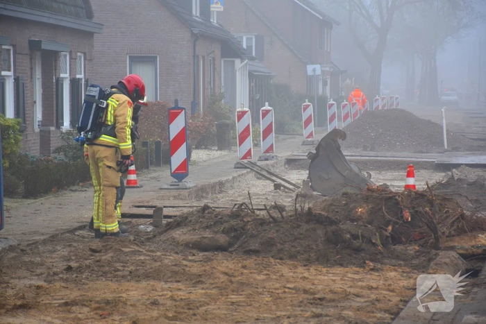 Verwijderen boomstronk veroorzaakt gaslekkage