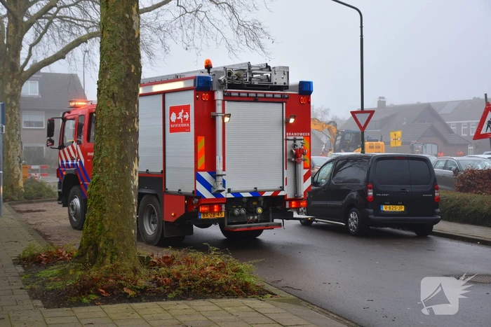 Verwijderen boomstronk veroorzaakt gaslekkage
