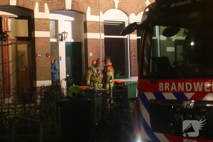 Brandweer ingezet voor een woning brand