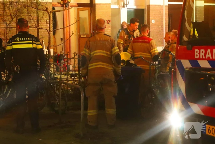 Brandweer ingezet voor een woning brand