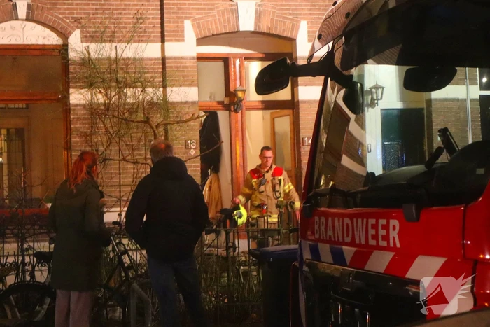 Brandweer ingezet voor een woning brand