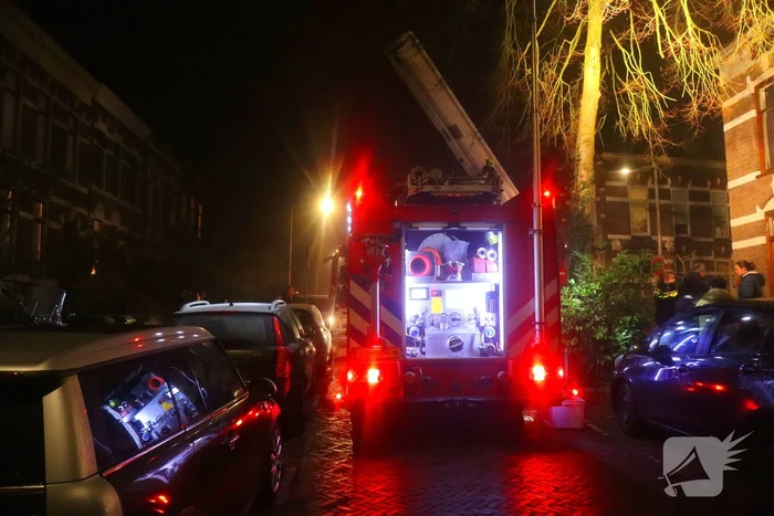 Brandweer ingezet voor een woning brand