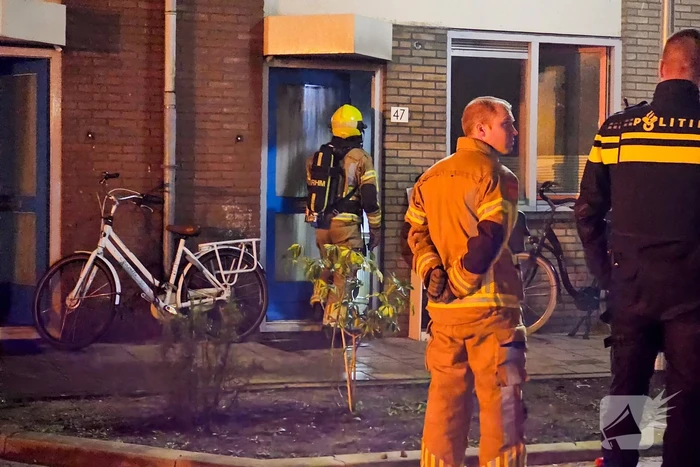 Brand in meterkast van woning