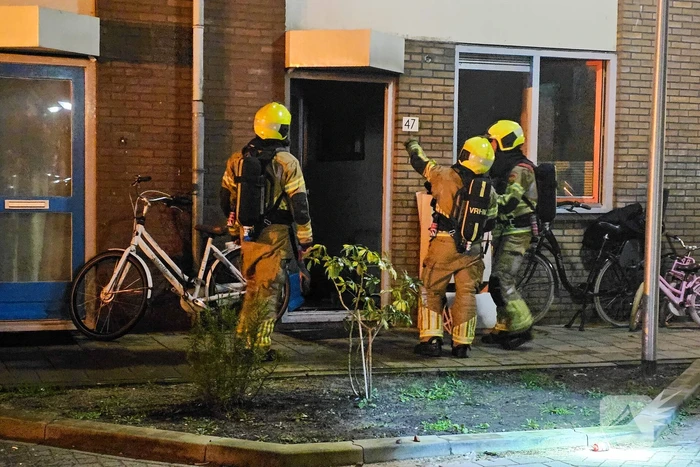 Brand in meterkast van woning