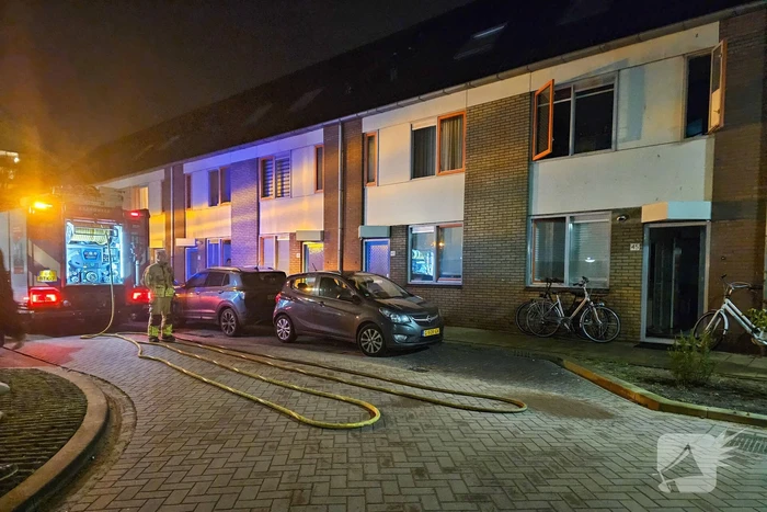 Brand in meterkast van woning