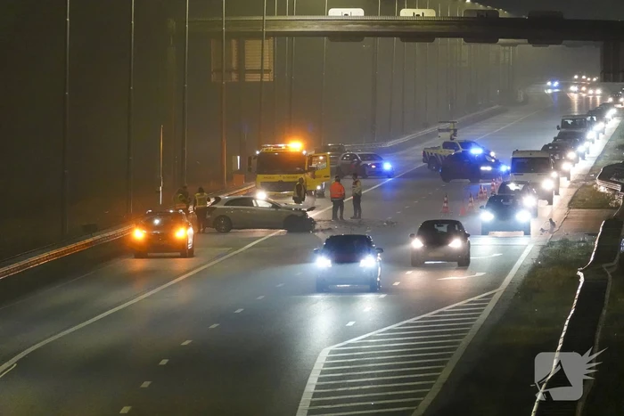 Snelweg deels afgesloten door ongeval