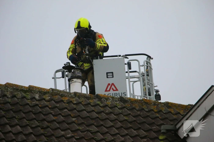 Schoorsteenbrand snel onder controle