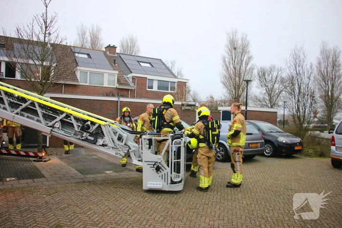Schoorsteenbrand snel onder controle