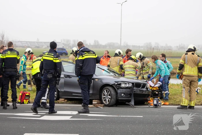 Zwaargewonde bij ernstig ongeval