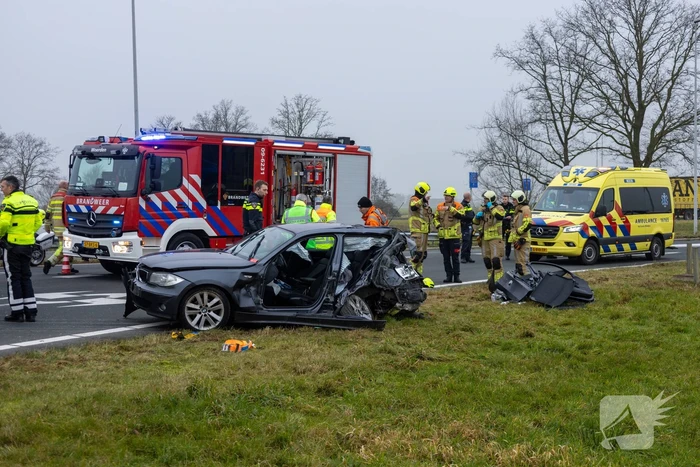 Zwaargewonde bij ernstig ongeval