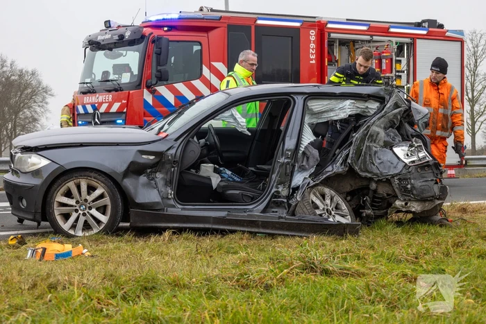 Zwaargewonde bij ernstig ongeval