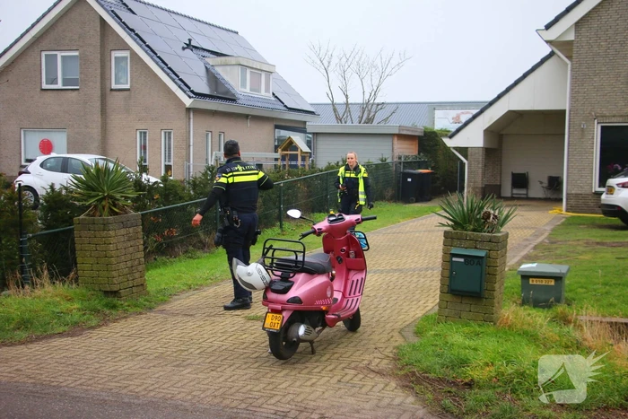 Botsing tussen fatbiker en scooterrijder