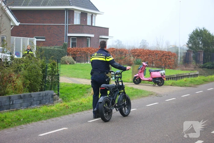 Botsing tussen fatbiker en scooterrijder