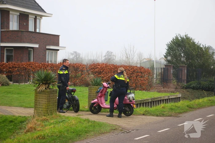 Botsing tussen fatbiker en scooterrijder