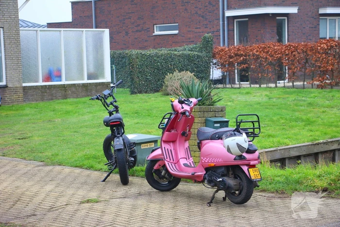 Botsing tussen fatbiker en scooterrijder