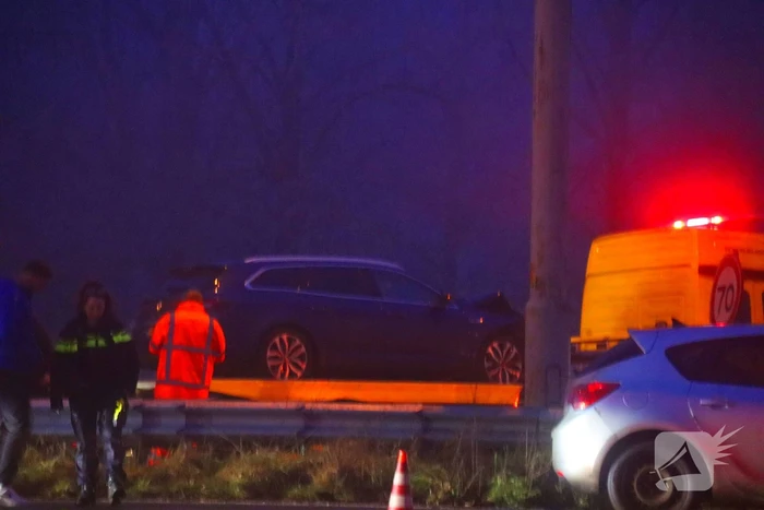 Automobilist botst op RIMOB